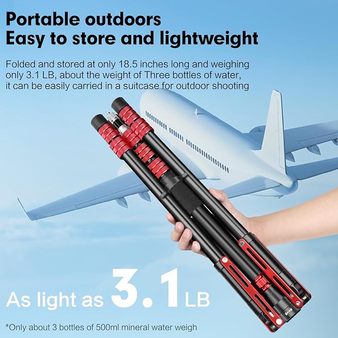 FreeSea Light Stand with Storage Bag, 87.4 inch/2.22m Aluminium Photography - Image 6