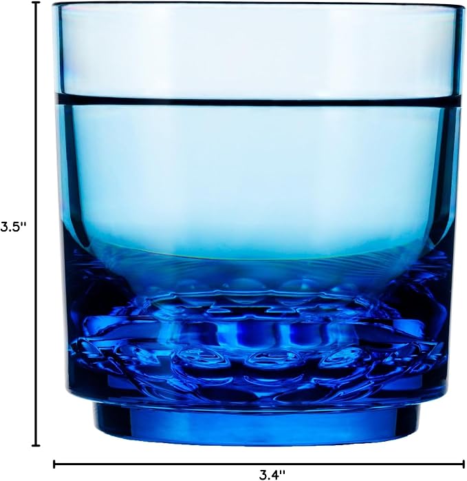 Drinique Unbreakable 10 Oz Drinking Glasses, Drinking Cups, Dishwasher Safe - Image 8