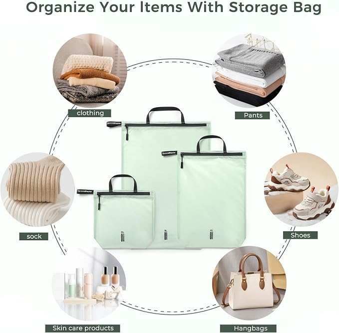 Travel Laundry Bag Ultralight Waterproof Washable Wet Dry Bag - Image 4