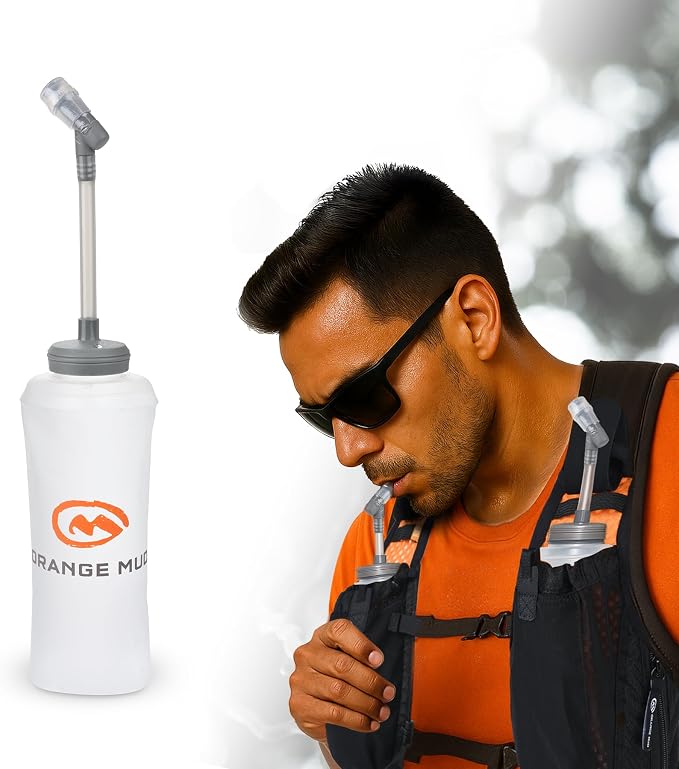 Orange Mud 500ml Soft Flask – 17oz Collapsible Hydration Bottle – BPA & PVC - Image 7