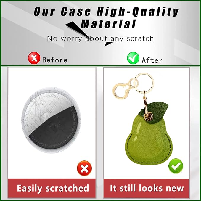 Leather Keychain Holder Case Compatible - Image 3