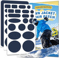 35Pcs Down Jacket Repair Patch Kit Pre-Cut Nylon Patches by OAZ