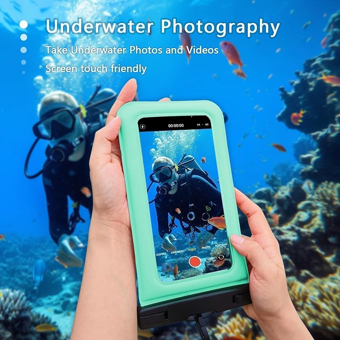 Floatable Soap Bubble Waterproof Phone Pouch/Case - Image 4