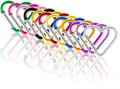 Ouligay 10pcs Cute Heart Shaped Carabiner Star Carabiner Heart Shaped Backpack by Ouligay