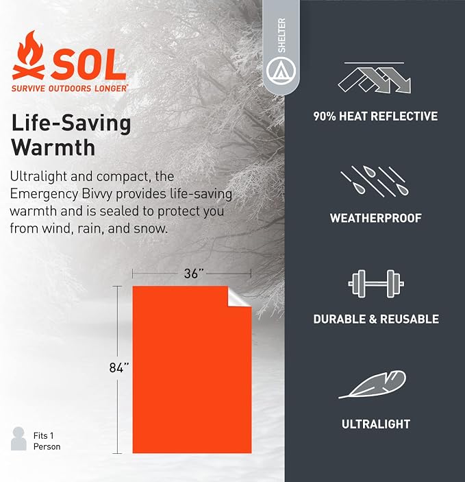Survive Outdoors Longer 90% Emergency Bivvy - Image 8