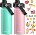 baab 18oz Kids Water Bottle, Insulated Kids Water Bottle by baabKidWatterBottle
