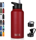 HASLE OUTFITTERS 32 oz Insulated Water Bottle Stainless Steel Double Walled by HASLEOUTFITTERS