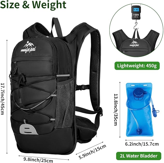 Hiking Backpack for Women & Men, Hydration Backpack - Image 2