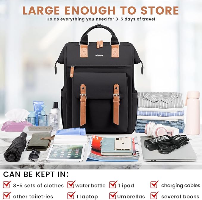 LOVEVOOK Extra Large Travel Laptop Backpack - Image 3