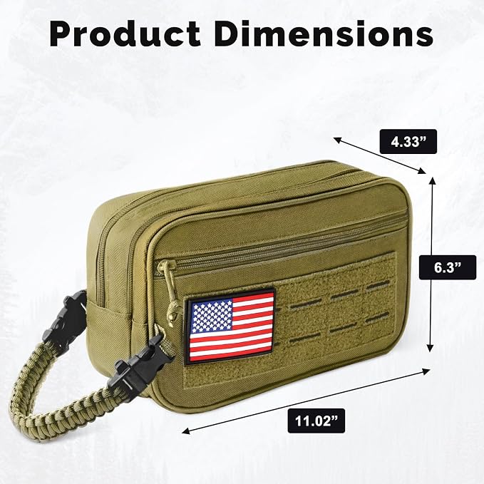 Toiletry Bag for Men Tactical Travel Dopp Kit - Image 6