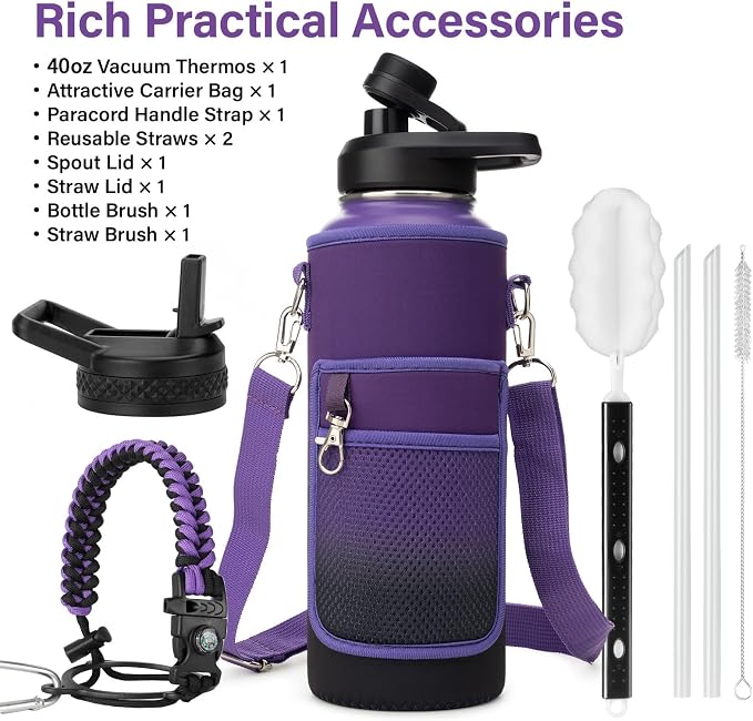 DYSANKY Insulated Water Bottle | Thickened Stainless Steel Vacuum Metal | - Image 2
