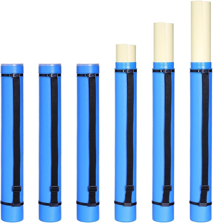 Ireer 6 Pcs Expandable Poster Tube by Ireer