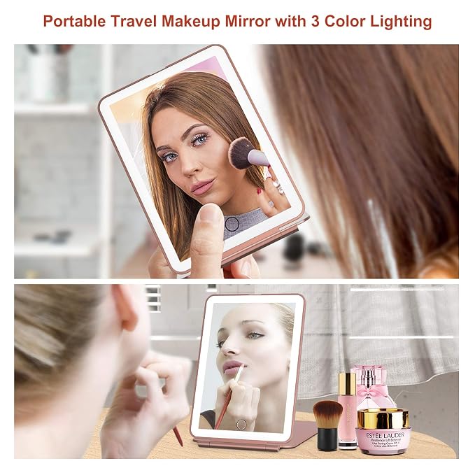 FUNTOUCH Rechargeable Travel Makeup Mirror - Image 7