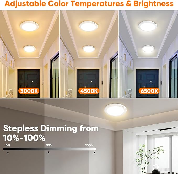 Rechargeable Motion Sensor Ceiling Light - Image 6