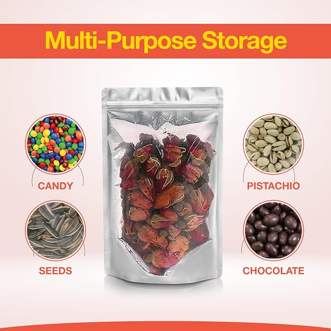 BELLE KR® 3x5 Small Mylar Bags for Freeze Dried Candy - Image 3