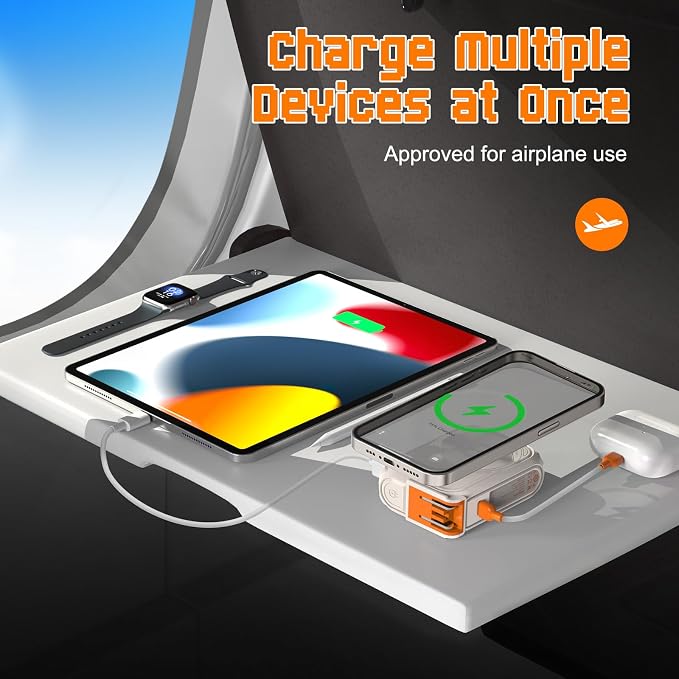SEANCHEER P05 Portable Charger, Magnetic Power Bank, Small Wireless PowerBank - Image 6