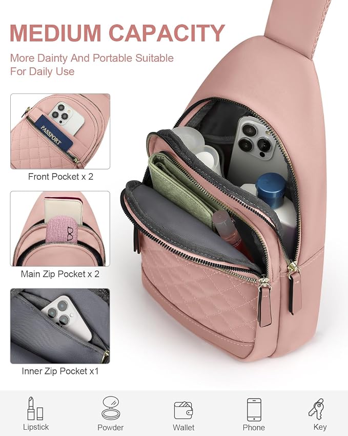 Capolo Sling Bag for Women Men Waterproof Crossbody Bags for Women Trendy - Image 4