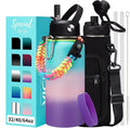 32 40/64/128 oz Flask Water Bottles Insulated - by VICKNIY