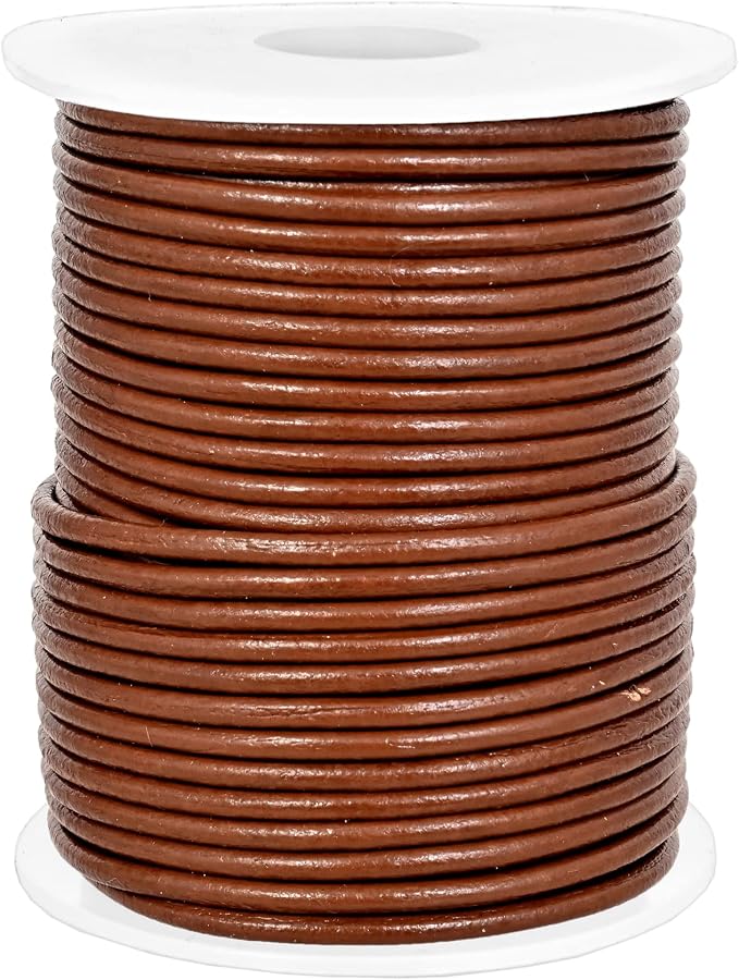 GENIQUE Real/Genuine Round Leather String Cord - Image 2