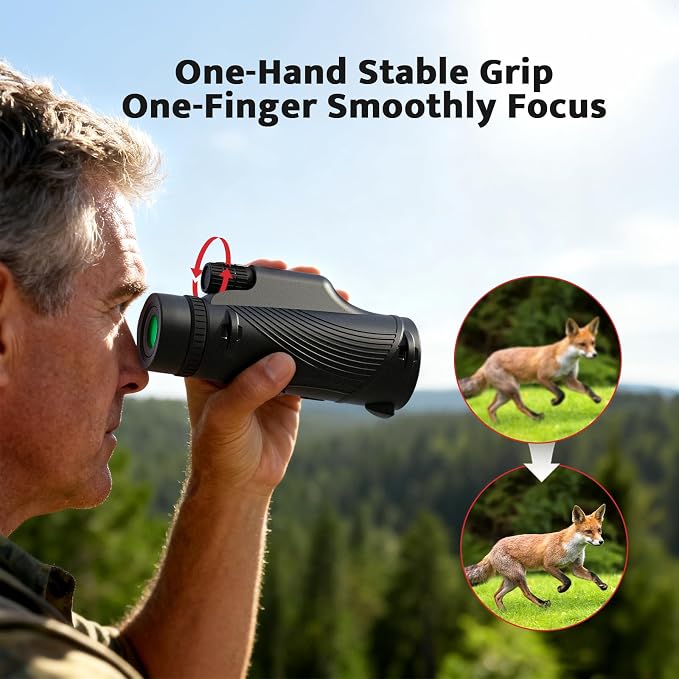 Monocular Telescope, 10x42 Monoculars - Image 5