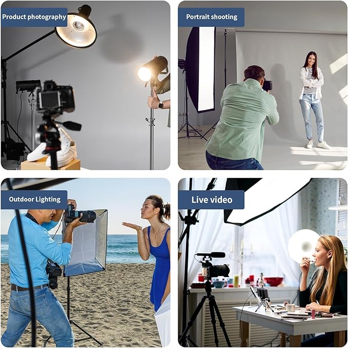Kate 2 Pack Heavy Duty Light Stand Tripod - Image 6