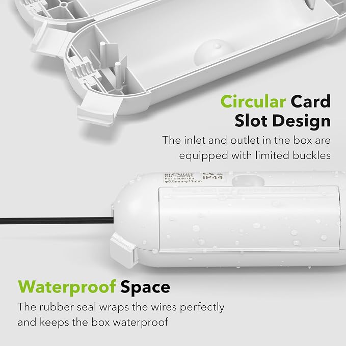Outdoor Extension Cord Safety Cover, BN-LINK Outdoor Plug Protector Waterproof - Image 5