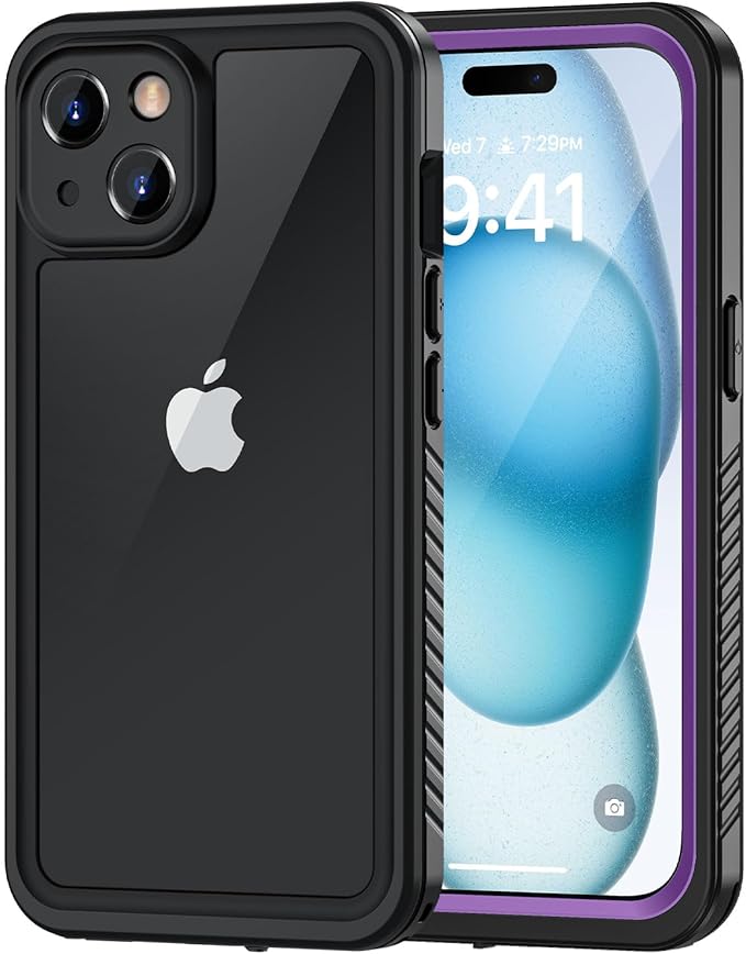 Lanhiem for iPhone 15 Case, IP68 Waterproof Dustproof Shockproof Cases by LanhiemHome