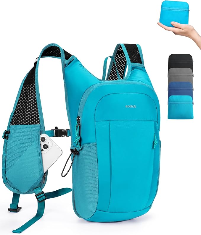 ECOHUB 15L Lightweight Packable Hiking Backpack by ECOHUB