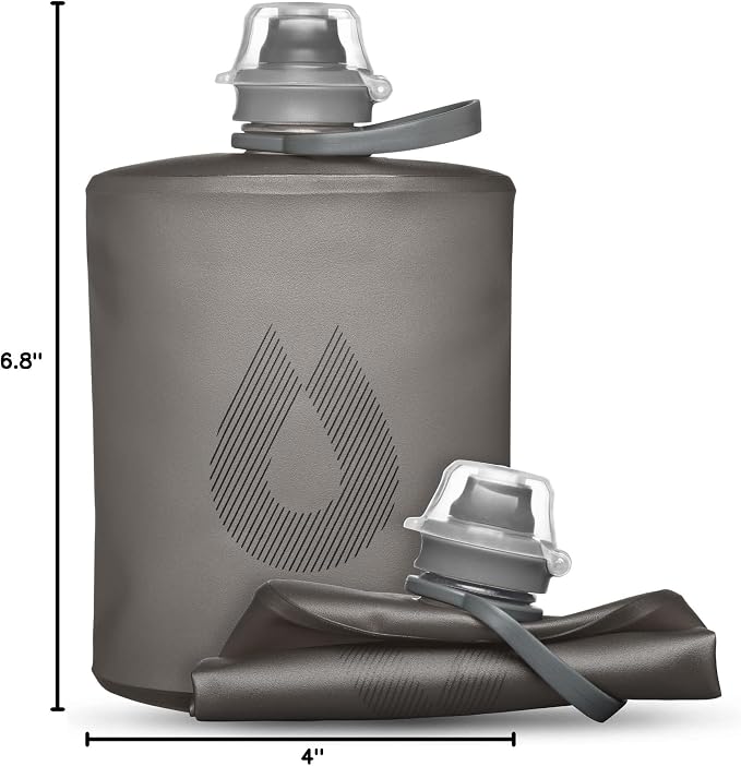 HydraPak Stow Collapsible Water Bottle – 350ml, 1L – Ultralight, Leak-Proof - Image 7