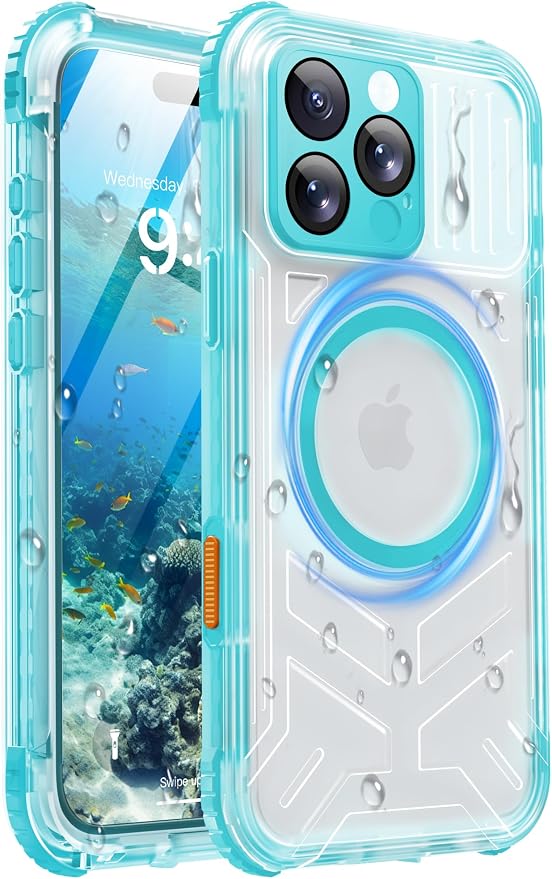 for iPhone 16 Pro Waterproof Case by Haireca