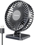 Gaiatop USB Desk Fan, Small But Powerful, Personal Portable Quiet 3 Speeds by GAIATOP