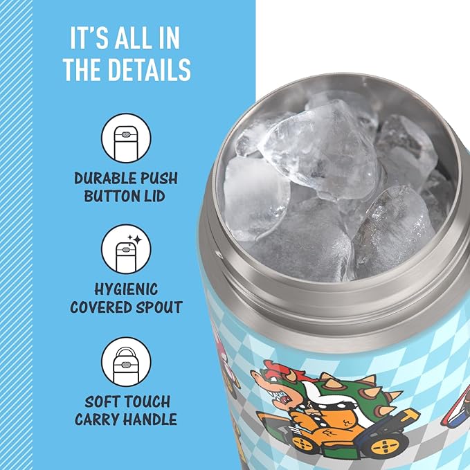 THERMOS FUNTAINER 16 Ounce Stainless Steel Vacuum Insulated Bottle - Image 4