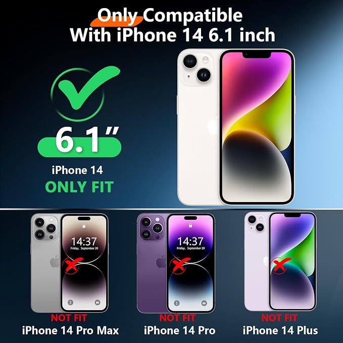 Red2Fire 2024 New for iPhone 14 Case Waterproof, Phone Case for iPhone 14 6.1" - Image 2
