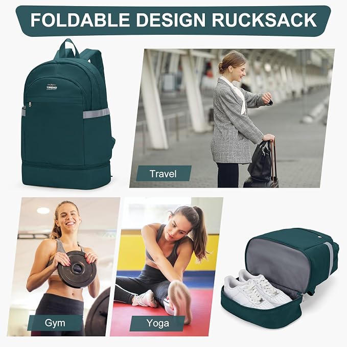 coofay Gym Backpack For Women Men Dance Sports Backpack - Image 8