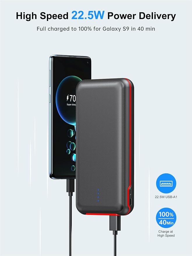 Portable Charger, 30000mAh 22.5W Fast Charging Power Bank - Image 2