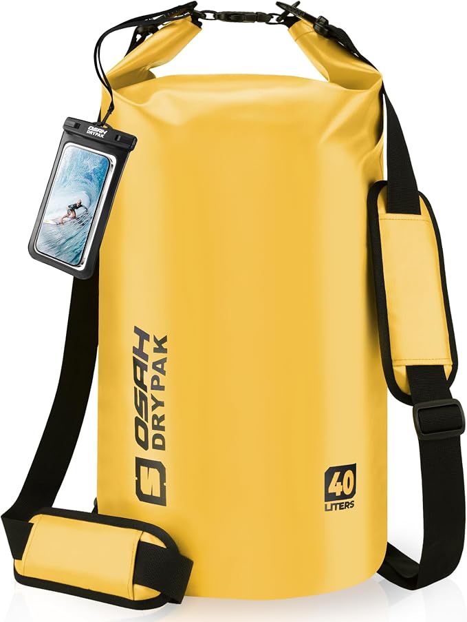 Waterproof Dry Bag, 5L/10L/20L/30L/40L Roll Top Lightweight Storage Backpack by OSAHDRYPAK