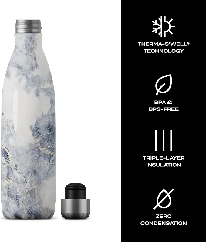 S'well Stainless Steel Water Bottle, Triple Layered Vacuum Insulated Containers - Image 4