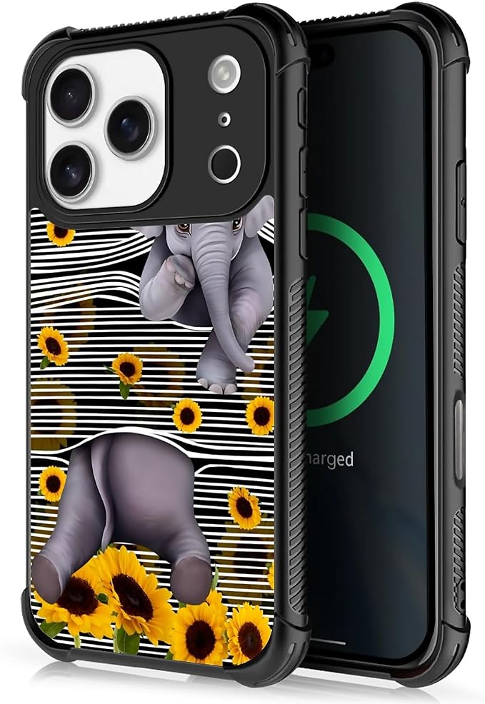 for iPhone 17 Pro Case, for MagSafe Graphic Design for Girl Boy Soft Silicone by FKBRCL4U