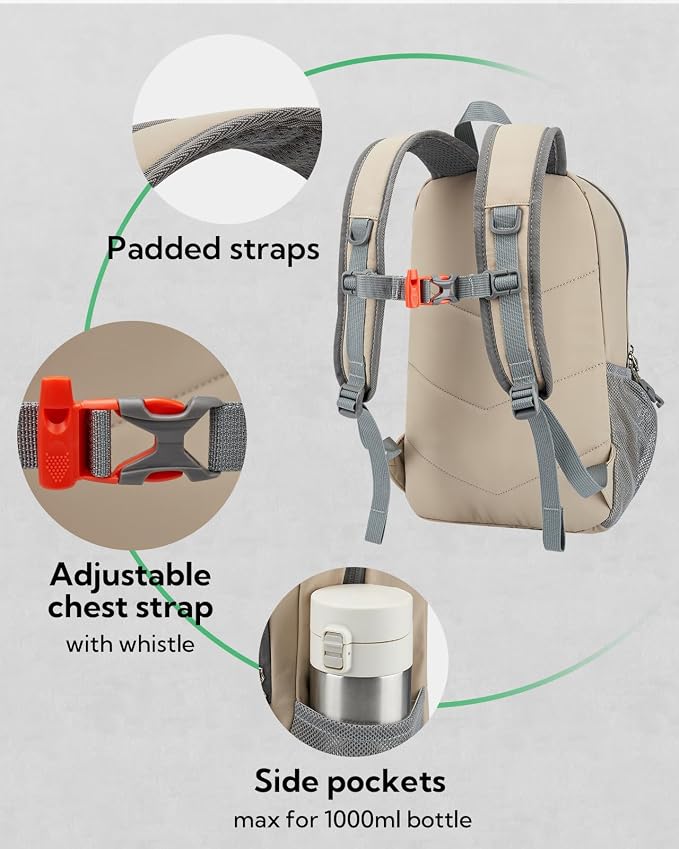 WATERFLY 12L Small Hiking Backpack: Day Pack Lightweight Travel Bag Camping - Image 4