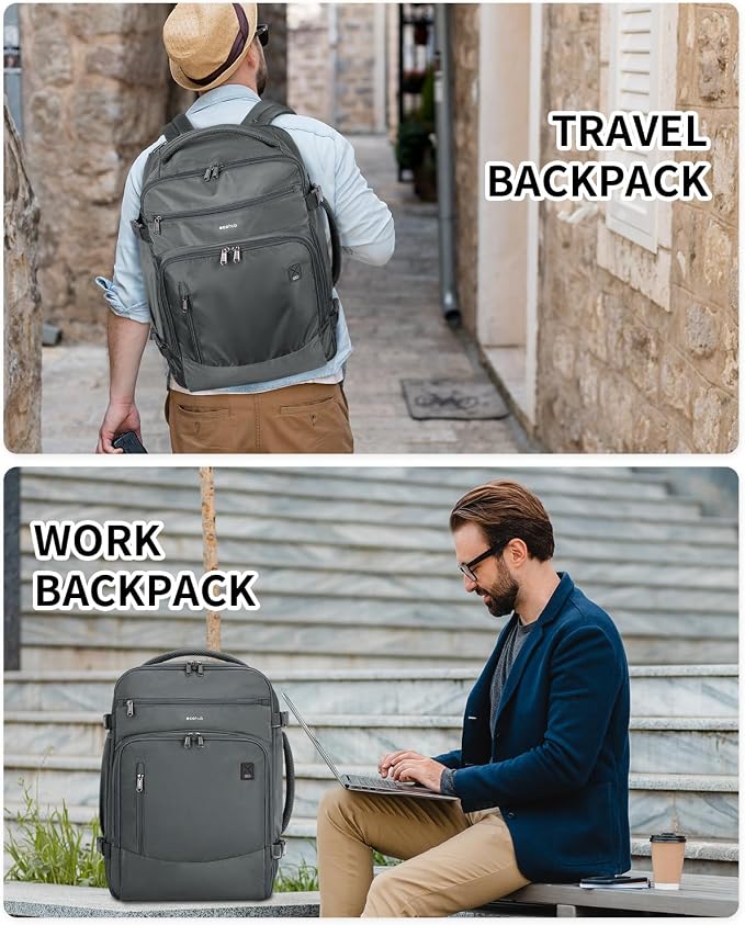 ECOHUB Travel Backpack for Men, Laptop Carry on Backpack - Image 9