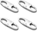 zelin Zipper Clips Anti Theft, Double Opening S Carabiner Theft Deterrent by zelin