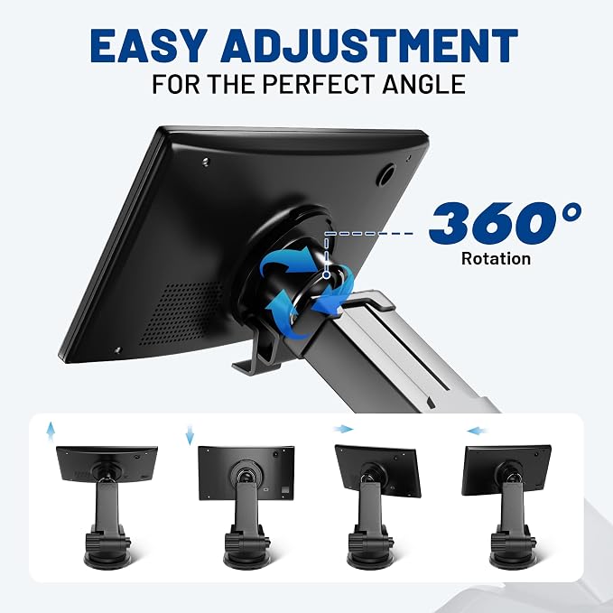 EWAY 2PCS for Garmin GPS Mount w/Telescopic Extension Arm, Replacement Dash - Image 5