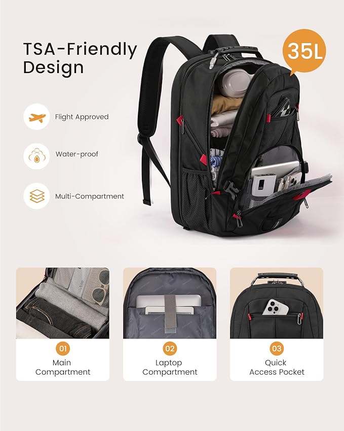 LOVEVOOK 17 Inch Laptop Backpack - Image 8