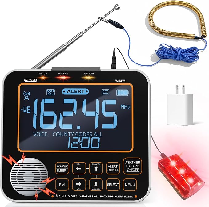 NOAA Weather Alert Radio for Home by yesiwtc