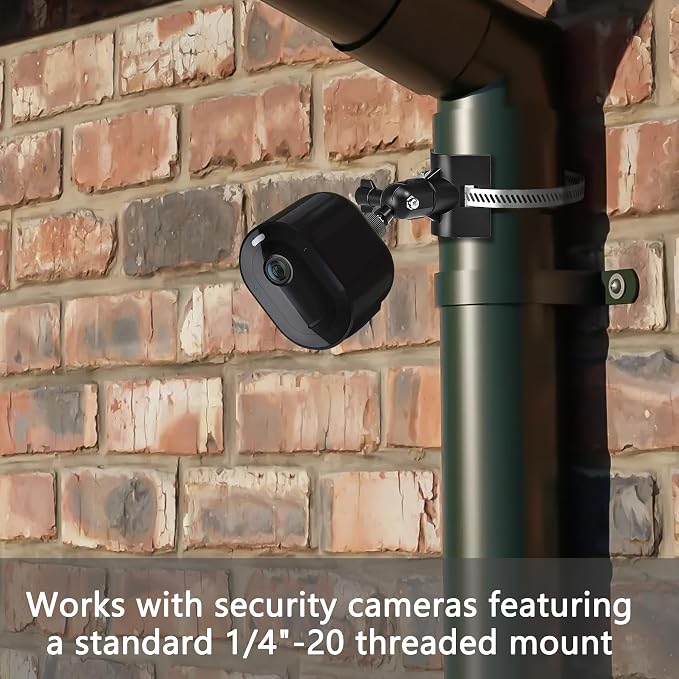 Universal Adjustable Stainless Mount Bracket Outdoor Security Camera 360 Degree - Image 4