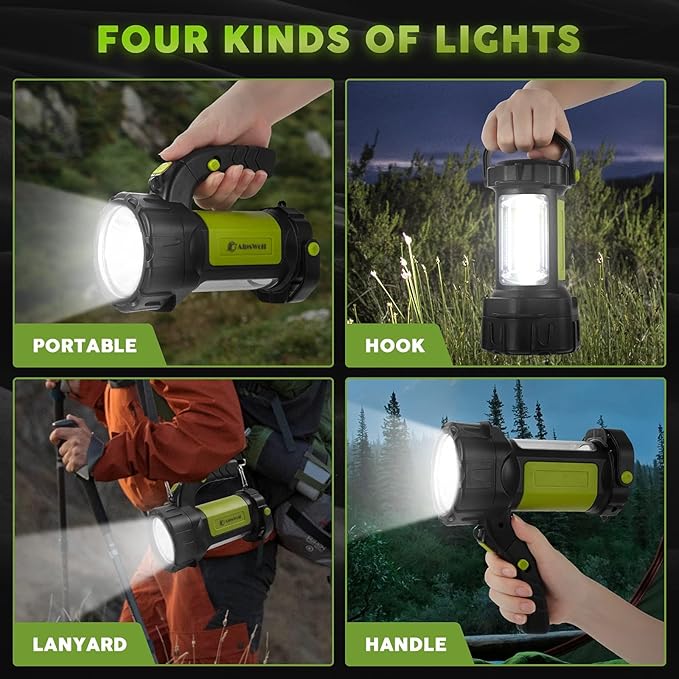 AlpsWolf Camping Lantern Rechargeable, LED Flashlight Spotlight Lantern - Image 2