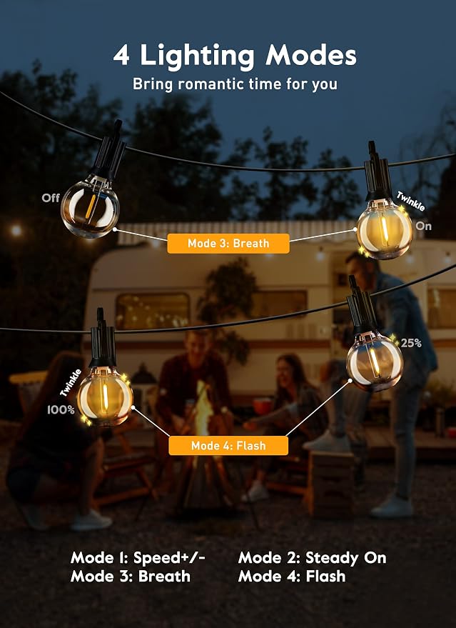 Brightown Outdoor String Lights - Image 5