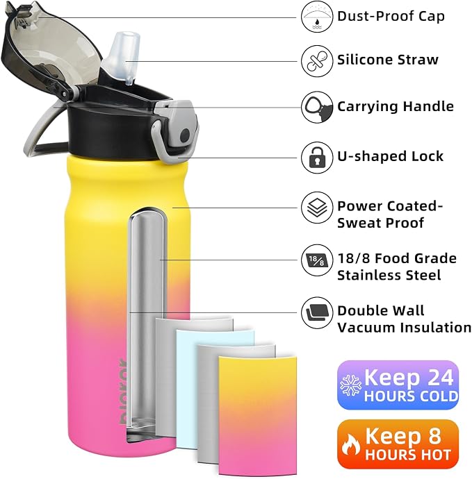 BJPKPK Stainless Steel Insulated Water Bottle - Image 2
