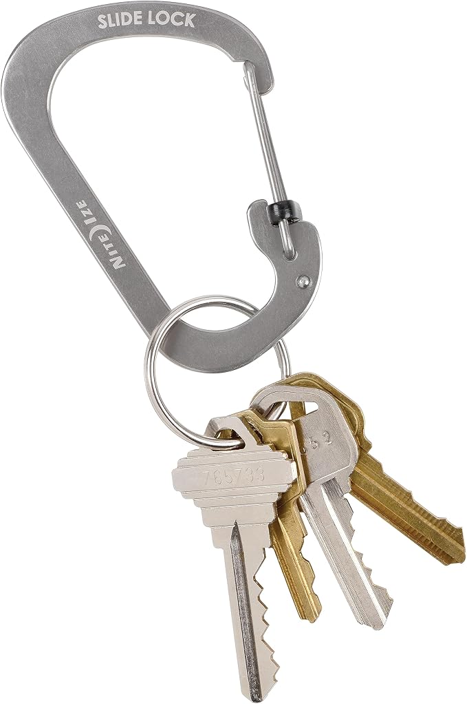 Nite IZE SlideLock Carabiner Stainless Steel - Image 4