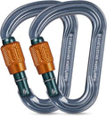 SOB Heavy Duty Steel Carabiner Clips -Auto Locking Climbing Carabiner, by SOB